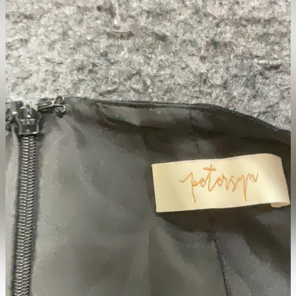 Petersyn Lilah Dress Mini Black Velvet Dress Medium Revolve - Picture 4 of 4